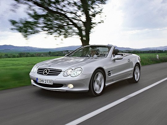 Mercedes-Benz SL-Класс, V (R230) (2001 – 2006), Родстер: характеристики, отзывы