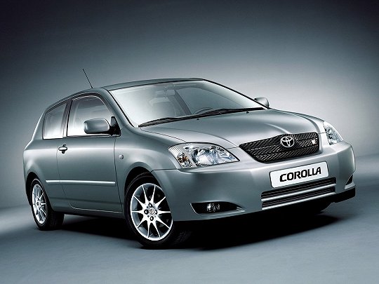 Toyota Corolla, IX (E120, E130) (2000 – 2004), Хэтчбек 3 дв.: характеристики, отзывы