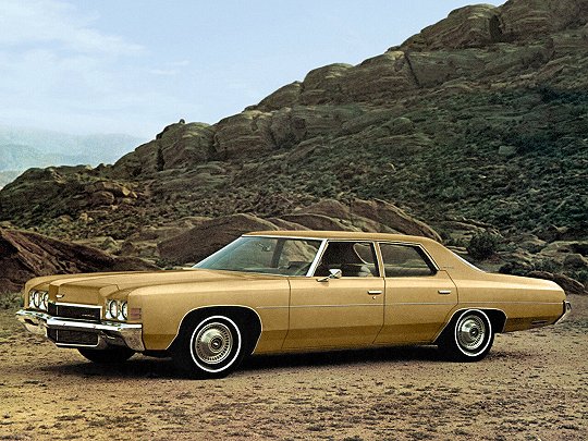 Chevrolet Impala, V (1970 – 1976), Седан: характеристики, отзывы