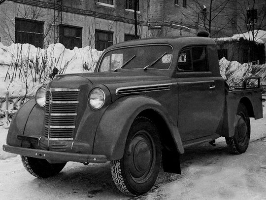 Москвич 400,  (1946 – 1956), Пикап Одинарная кабина: характеристики, отзывы