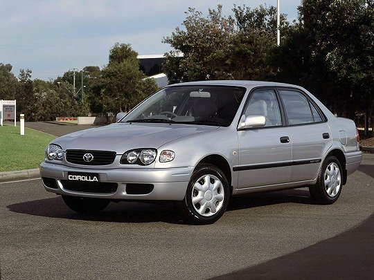 Toyota Corolla, VIII (E110) Рестайлинг (1999 – 2002), Седан: характеристики, отзывы