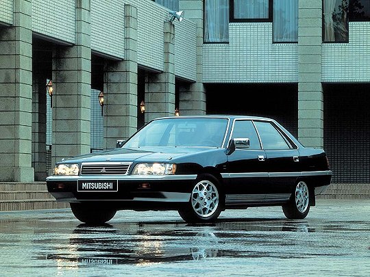 Mitsubishi Sapporo, II (1987 – 1990), Седан: характеристики, отзывы