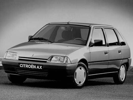 Citroen AX,  (1986 – 1998), Хэтчбек 5 дв.: характеристики, отзывы
