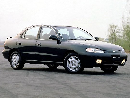 Hyundai Avante, II (1995 – 1998), Седан: характеристики, отзывы