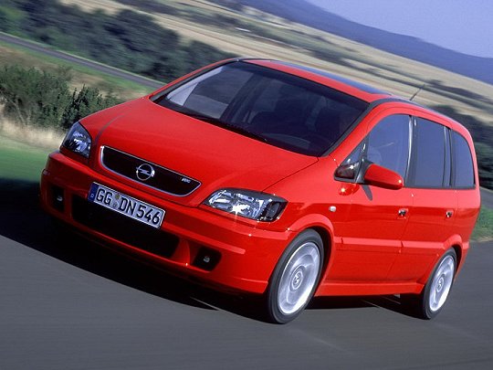Opel Zafira OPC, A Рестайлинг (2003 – 2005), Компактвэн: характеристики, отзывы