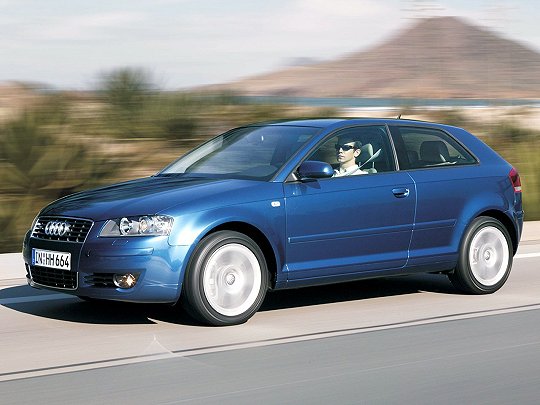 Audi A3, II (8P) (2003 – 2005), Хэтчбек 3 дв.: характеристики, отзывы