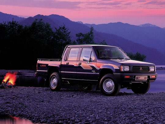 Mitsubishi L200, II (1986 – 1996), Пикап Двойная кабина: характеристики, отзывы