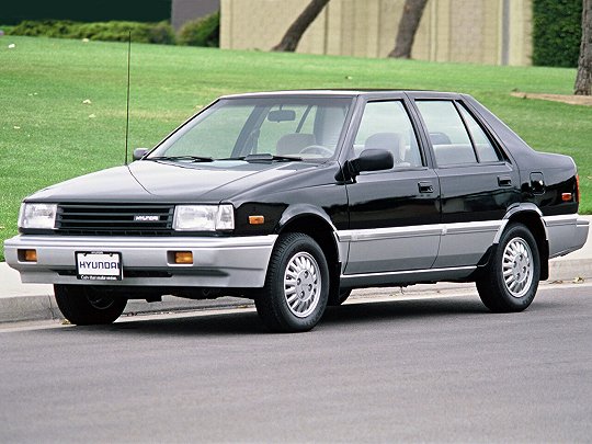 Hyundai Pony, X1 (1985 – 1989), Седан: характеристики, отзывы