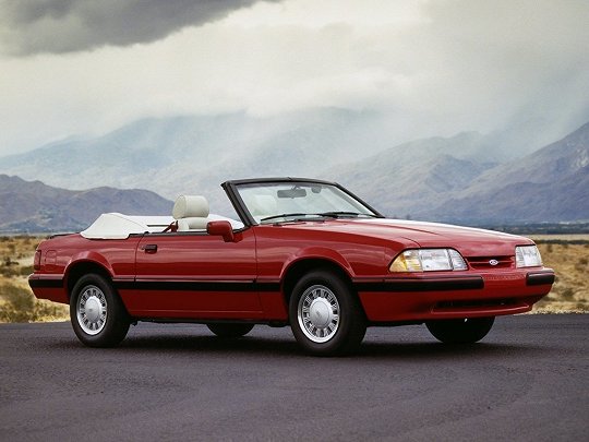 Ford Mustang, III Рестайлинг (1986 – 1993), Кабриолет: характеристики, отзывы
