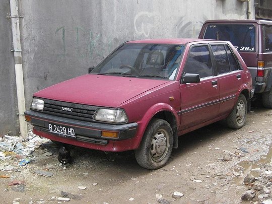 Toyota Starlet, III (P70) (1985 – 1989), Хэтчбек 5 дв.: характеристики, отзывы