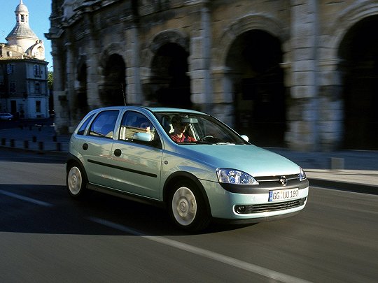 Opel Corsa, C (2000 – 2003), Хэтчбек 5 дв.: характеристики, отзывы
