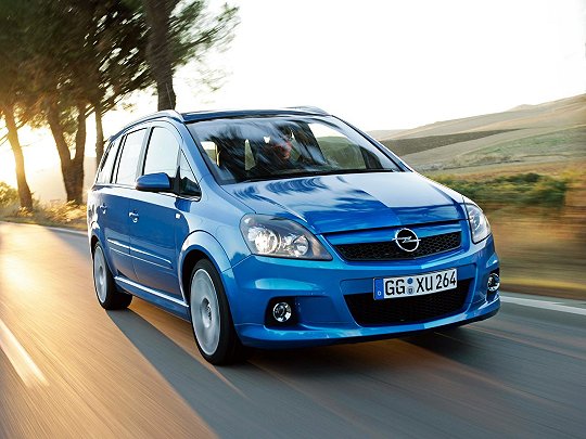 Opel Zafira OPC, B (2005 – 2011), Компактвэн: характеристики, отзывы