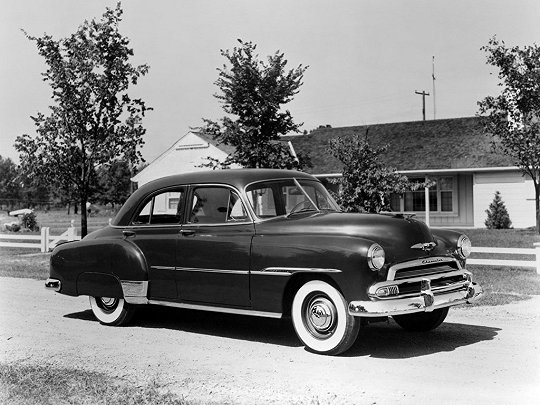 Chevrolet Deluxe, II (1949 – 1952), Седан: характеристики, отзывы