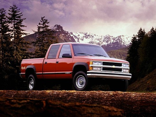 Chevrolet C/K, IV (GMT400) (1988 – 2000), Пикап Двойная кабина: характеристики, отзывы